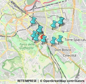 Mappa Via Giulianello, 00178 Roma RM, Italia (1.24636)