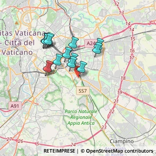 Mappa Via Giulianello, 00178 Roma RM, Italia (3.41333)