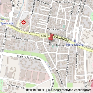 Mappa Via dell'Airone, 42, 00169 Roma, Roma (Lazio)