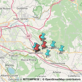 Mappa Viale Aldo Moro, 00010 Gallicano Nel Lazio RM, Italia (5.25)