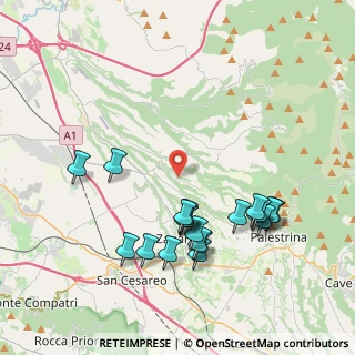 Mappa Viale Aldo Moro, 00010 Gallicano Nel Lazio RM, Italia (4.3895)