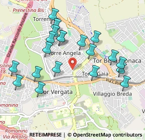 Mappa Via Giovanni Boldù, 00133 Roma RM, Italia (1.065)