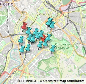 Mappa Via Cornelio Magni, 00154 Roma RM, Italia (1.31167)