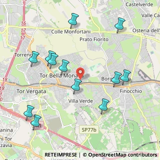 Mappa Via Solarino, 00133 Roma RM, Italia (2.45917)