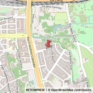 Mappa Via Cornelio Magni, 24, 00147 Roma, Roma (Lazio)