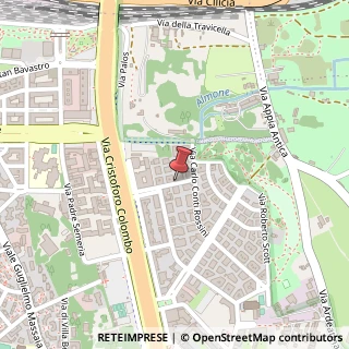 Mappa Via Cornelio Magni, 51, 00147 Roma, Roma (Lazio)