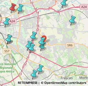 Mappa Via dei Torraccio di Torrenova, 00133 Roma RM, Italia (5.53267)