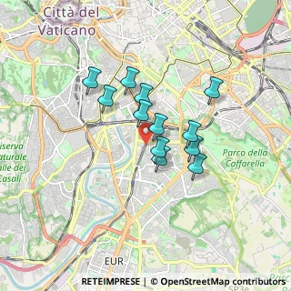 Mappa Metro GARBATELLA, 00154 Roma RM, Italia (1.34833)