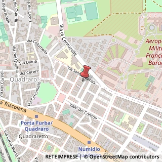 Mappa Via Attio Labeone, 16, 00175 Roma, Roma (Lazio)