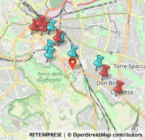 Mappa Arco Di Travertino, 00178 Roma RM, Italia (2.07769)