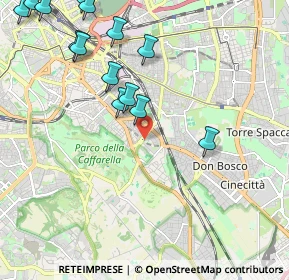 Mappa Arco Di Travertino, 00178 Roma RM, Italia (2.75429)