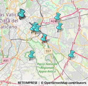 Mappa Arco Di Travertino, 00178 Roma RM, Italia (4.25)