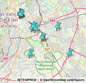 Mappa Arco Di Travertino, 00178 Roma RM, Italia (4.23636)