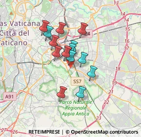 Mappa Arco Di Travertino, 00178 Roma RM, Italia (2.602)