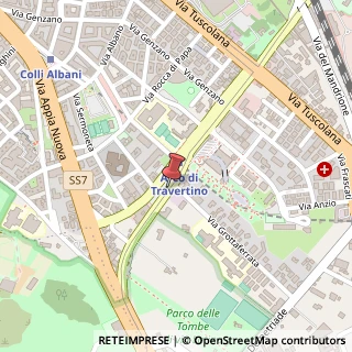 Mappa Via dell'Arco di Travertino, 83, 00178 Roma, Roma (Lazio)