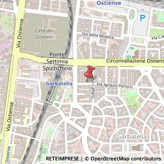 Mappa Via Giovanni Andrea Badoero, 67, 00154 Roma, Roma (Lazio)