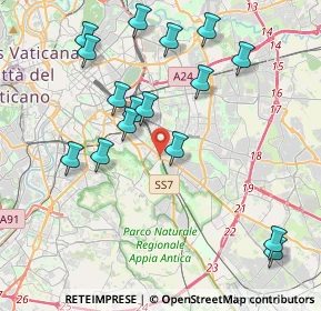 Mappa TUSCOLANA- ACQUEDOTTO FELICE, 00181 Roma RM, Italia (4.52438)