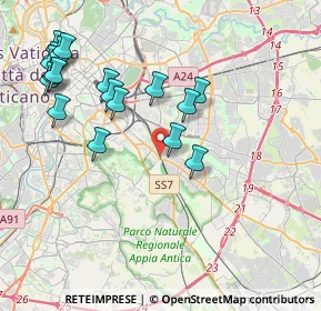 Mappa TUSCOLANA- ACQUEDOTTO FELICE, 00181 Roma RM, Italia (4.66611)