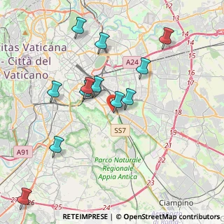 Mappa Via Carroceto, 00178 Roma RM, Italia (4.01667)