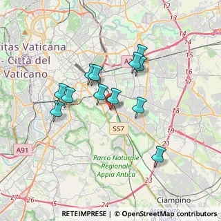 Mappa Via Carroceto, 00178 Roma RM, Italia (3.22083)