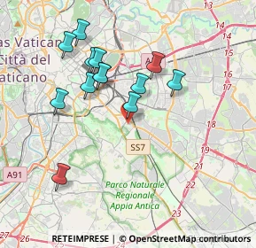 Mappa Via Carroceto, 00178 Roma RM, Italia (3.68231)