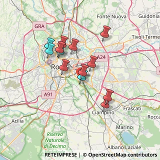 Mappa Via Carroceto, 00178 Roma RM, Italia (6.34923)
