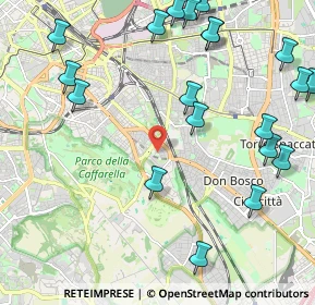 Mappa Via Carroceto, 00178 Roma RM, Italia (2.9025)