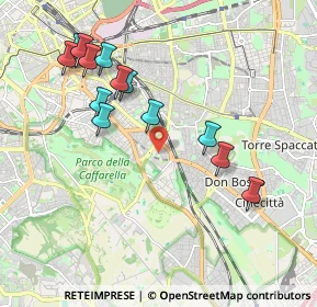 Mappa Via Carroceto, 00178 Roma RM, Italia (2.12923)