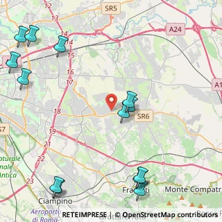 Mappa Via Pozzallo, 00133 Roma RM, Italia (6.37769)