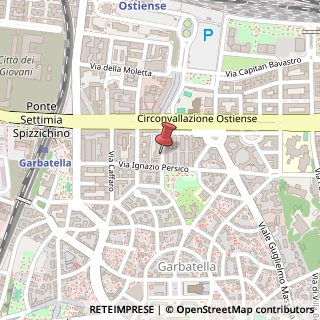 Mappa Via G. B. Magnaghi, 45, 00154 Roma, Roma (Lazio)