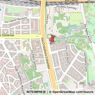 Mappa Via Cristoforo Colombo, 115, 00147 Roma, Roma (Lazio)