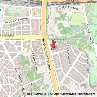 Mappa Via Cristoforo Colombo, 163, 00147 Roma, Roma (Lazio)