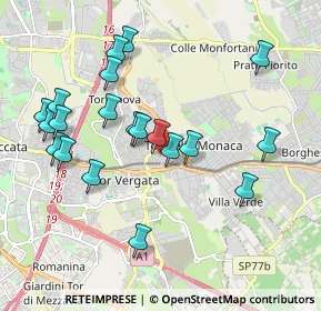 Mappa Via Vico Viganò, 00133 Roma RM, Italia (2.0935)