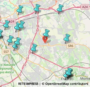 Mappa Via Orazio Placidi, 00133 Roma RM, Italia (6.329)