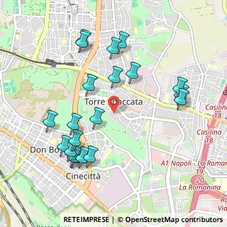 Mappa Via Ercole Pellini, 00169 Roma RM, Italia (1.139)