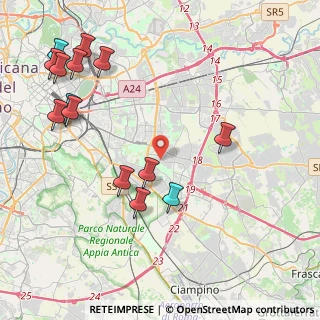 Mappa Via Ercole Pellini, 00169 Roma RM, Italia (5.40357)