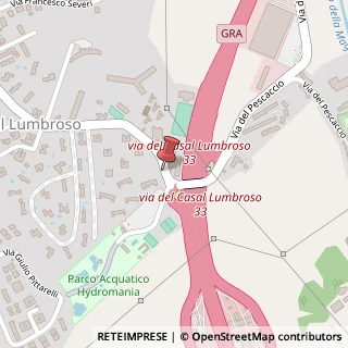 Mappa Vicolo del Casale Lumbroso,  129, 00166 Roma, Roma (Lazio)