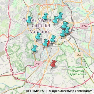 Mappa Via Pietro Blaserna, 00146 Roma RM, Italia (3.69929)