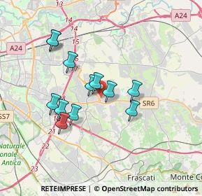 Mappa Via Carlo Erba, 00133 Roma RM, Italia (3.2325)