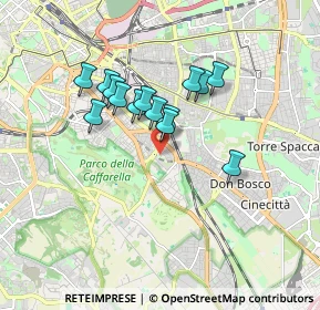 Mappa Via Collegentilesco, 00178 Roma RM, Italia (1.445)