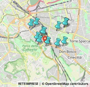 Mappa Via Collegentilesco, 00178 Roma RM, Italia (1.31083)