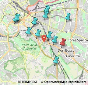 Mappa Via Collegentilesco, 00178 Roma RM, Italia (1.99231)