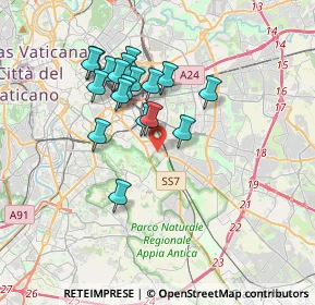 Mappa Via Collegentilesco, 00178 Roma RM, Italia (3.305)