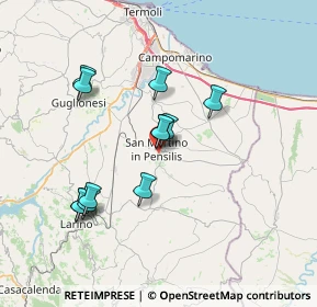 Mappa Via Guglielmo Marconi, 86046 San Martino in Pensilis CB, Italia (6.83917)