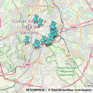 Mappa Via Usodimare Antoniotto, 00154 Roma RM, Italia (2.42308)