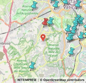 Mappa Via degli Obizzi, 00164 Roma RM, Italia (3.1365)