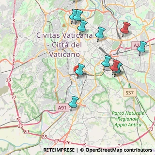 Mappa Lungotevere Vittorio Gassman, 00146 Roma RM, Italia (5.05923)