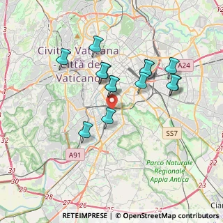 Mappa Via della Moletta, 00154 Roma RM, Italia (3.36357)