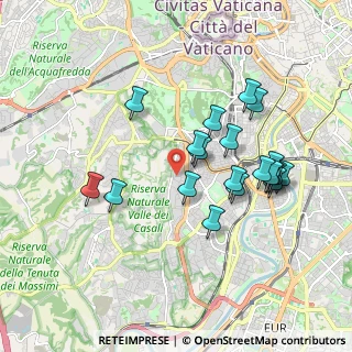 Mappa Via Pietro Capparoni, 00151 Roma RM, Italia (1.8595)
