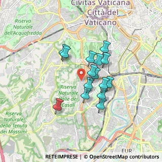 Mappa Via Pietro Capparoni, 00151 Roma RM, Italia (1.35867)